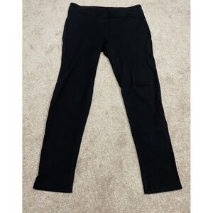 SlimSation Size L Black Full Length Slimming Pants